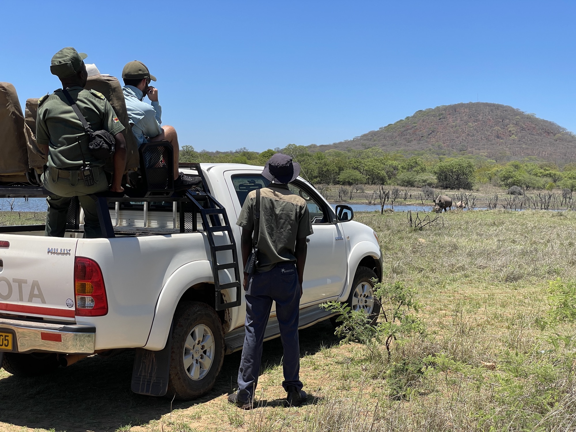 Safari vehicle ready for a Game Drive